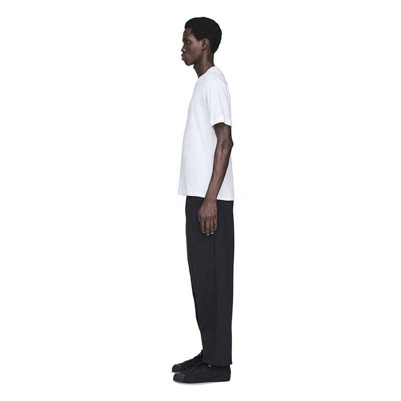 Y-3 Jednolity Kolor Modny Minimalistyczny Okrągły Dekolt Krótki Rękaw T-shirt Męskie Top KB4631