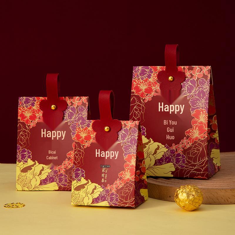 

Elegant Wedding Candy Box & Handheld Bag for Favors - 2026 Special Edition Small