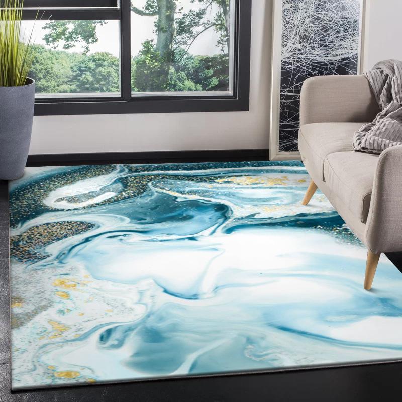 

Ковер для гостиной Современный и простой ковер для журнального столика в гостиной Ковер для спальни Прикроватный ковер 80*120cm