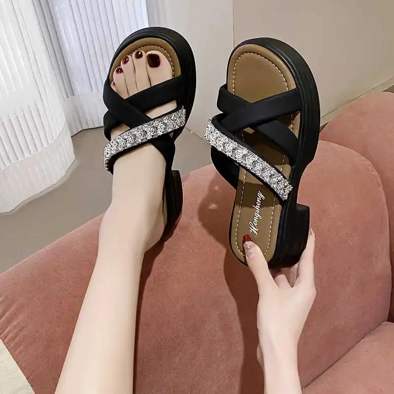 Fashion Backless Ete Tennis Type Sandals Ladies Shoes Summer Women's Shower Slippers Sneakers Sport Brands Cool Technology Offers