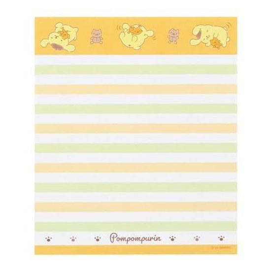 Sanrio Character Shaped Letter Set Pompompurin Package Approximately 16 Cm Wide 0.8 Deep 22 High 493881