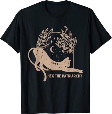 Hex The Patriarchy Funny Cat Reproductive Rights Pro Choice Unisex T-Shirt