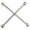AERZETIX - Clé En Croix Démonte-roue - 17x19x21x23mm - Empreinte À 6 Pans - Longueur 355mm - En Acier -C46642