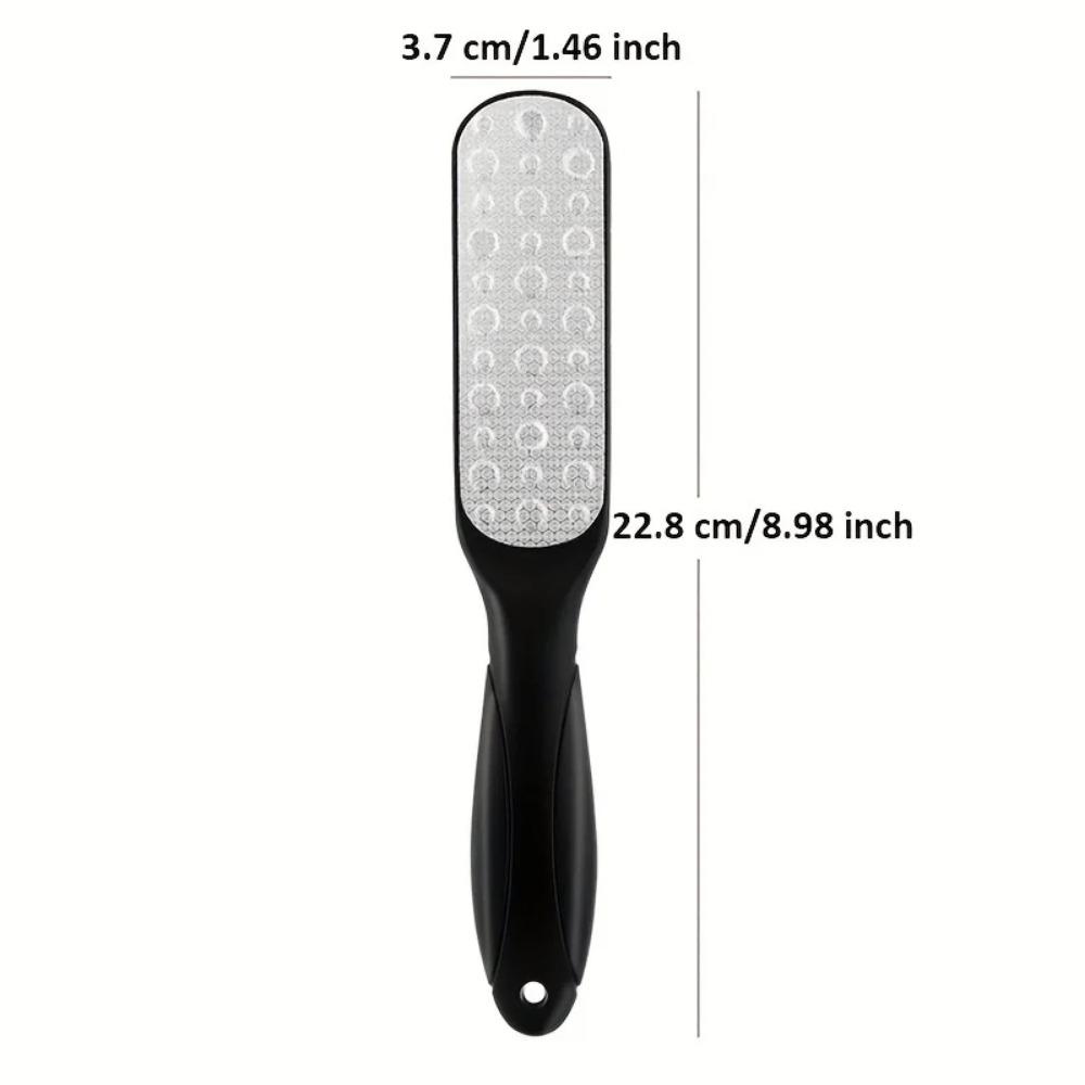 High-Quality 304 Stainless Steel Foot File, Double Sided Callus Remover for Dead Skin, Professional Pedicure Tool