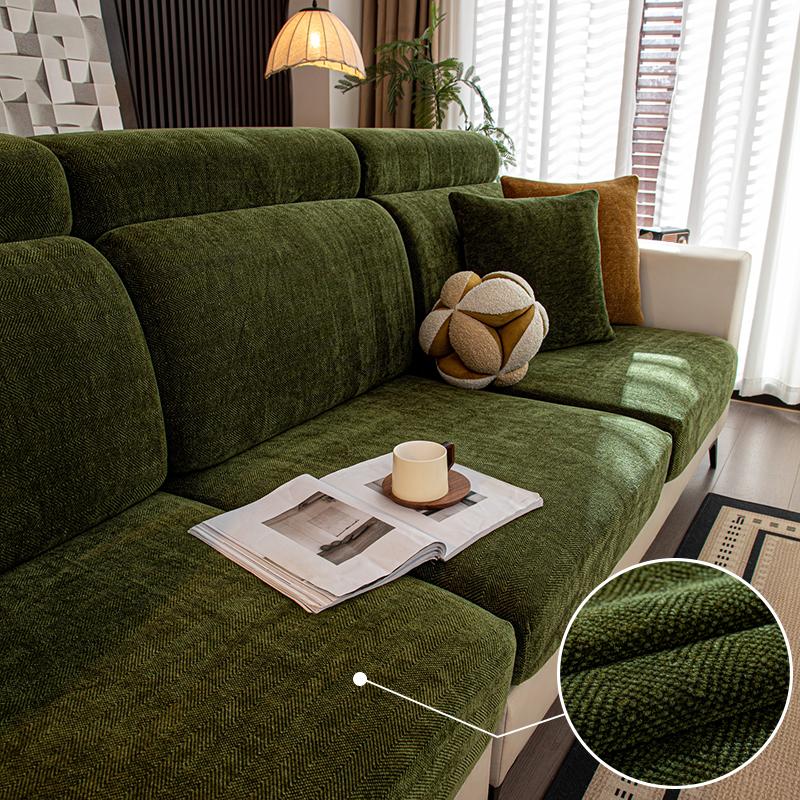 Thickness Sofa Seat Cushion Covers Stretch Couch Cushion Cover Sofa Cover Separate Sectional Sofa Slipcovers Furniture Protector