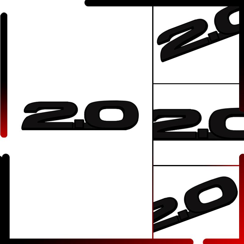 Metal Car Body 2.0 2.5 Red Emblem Badge 3D Sticker Tail Decals For Mazda MS Speed CX5 CX3 Atenza Axela MX5 M6 M3 Acceessories vzpgl12