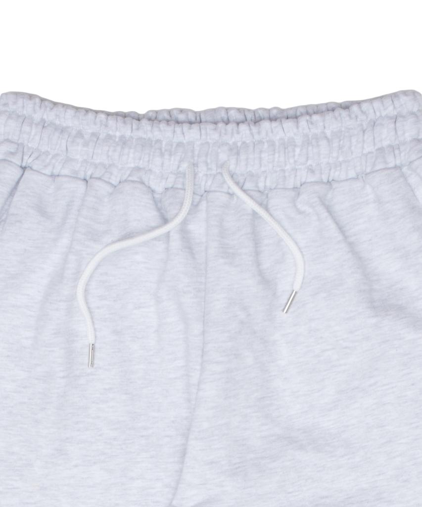PAPERBOY Balloon Wide Curve Jogger Pants - White Melange