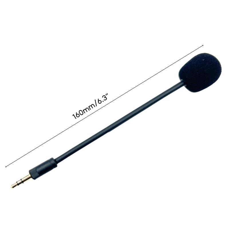 Detachable Game Mic Noise Canceling 3.5mm Microphone for Electra/Kaira Pro Headset Gold-plated 3.5mmJack Microphone