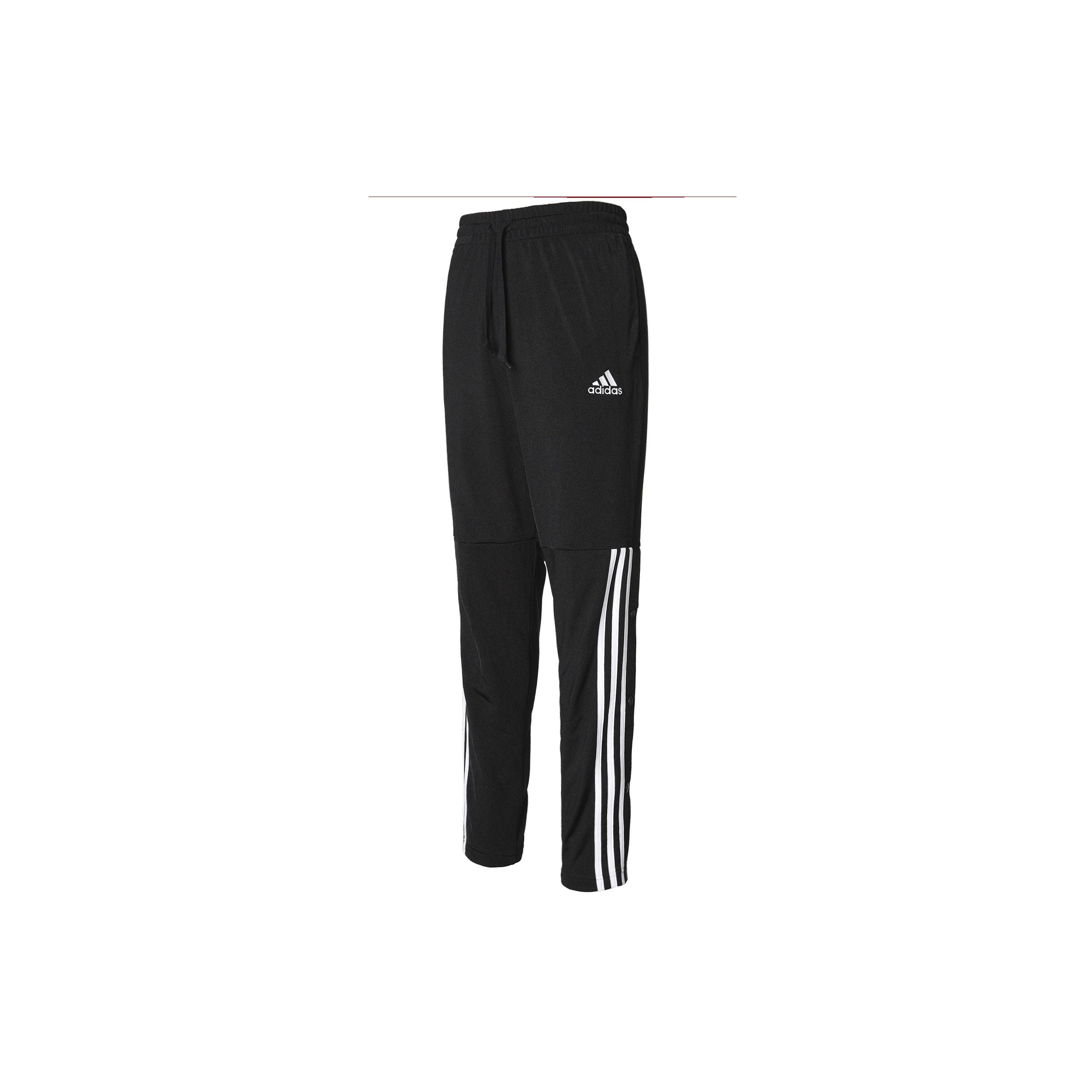adidas Running Sports Essentials Knitted Tricot Snap Pants Men s Black GK8991 S