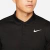 Nike Breathable Solid Color Golf Polo Shirt Men Tops Black DH0827-010