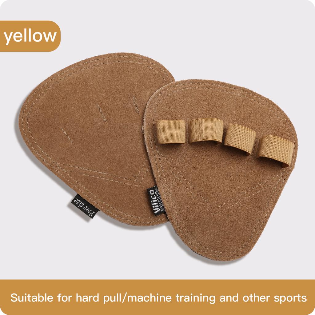 Powerlifting Gym Gloves Breathable Horizontal Bar Booster Gloves Weightlifting Leather Palm Guard Fitness Gloves For Men Women