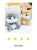 Cute Cat Plush Desk Ornament – Small Cloth Doll, Study Buddy, Birthday Gift