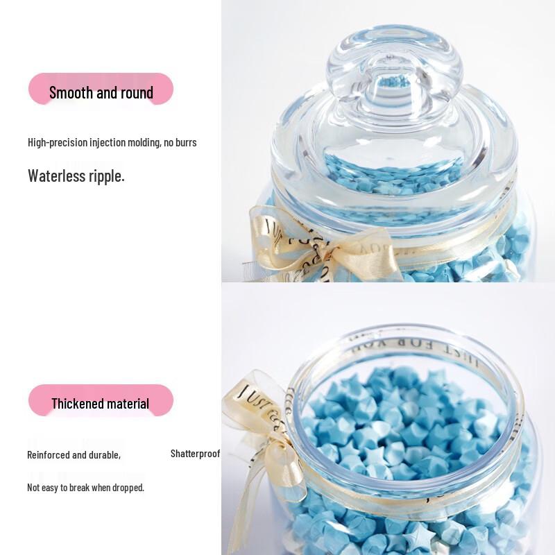 Creative PC Plastic Wishing Star Jar