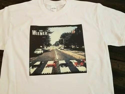 

Такса Докси футболка Abbey Road смешная Beatles 2XL