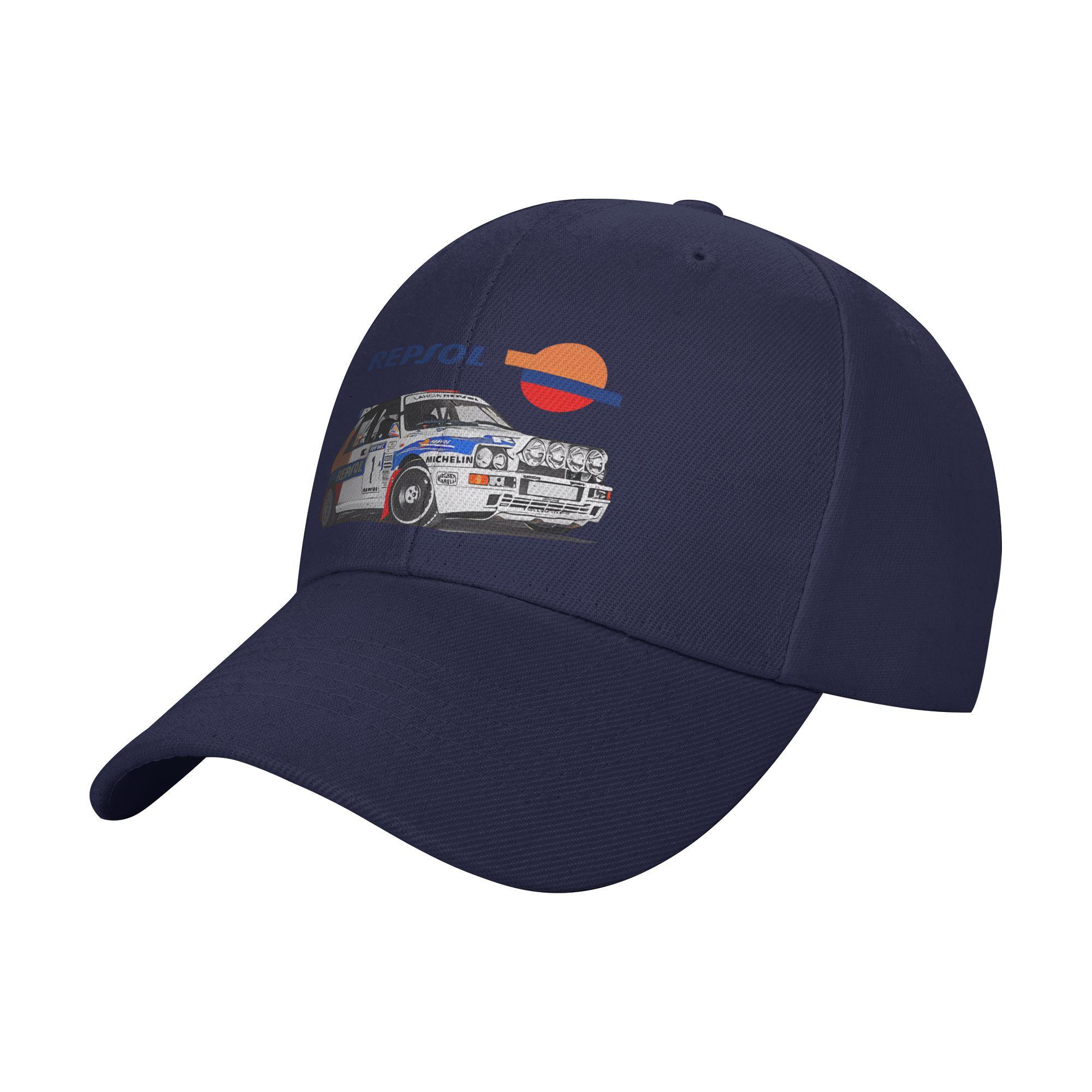 

Fashion Lancia Repsol Rally Wrc Carlos Sainz White Curved Brim Baseball Cap Snapback Cap One Size