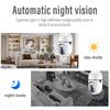 Bulb Surveillance Camera Full Color Night Vision Automatic Human Tracking Zoom Indoor Security Monitor Wifi Camera Smart Home