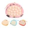 Push Bubble Game Console Keychain Pendant Stress Relief Mini Bubble Popping Game Machine Portable Bubble Squeeze Sensory Fidget Toy