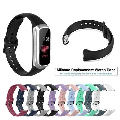 Ersatzarmband für Samsung Galaxy Fit SM-R370 Band Atmungsaktives Weiches Silikon Uhrenarmband Armband für Galaxy Fit R370