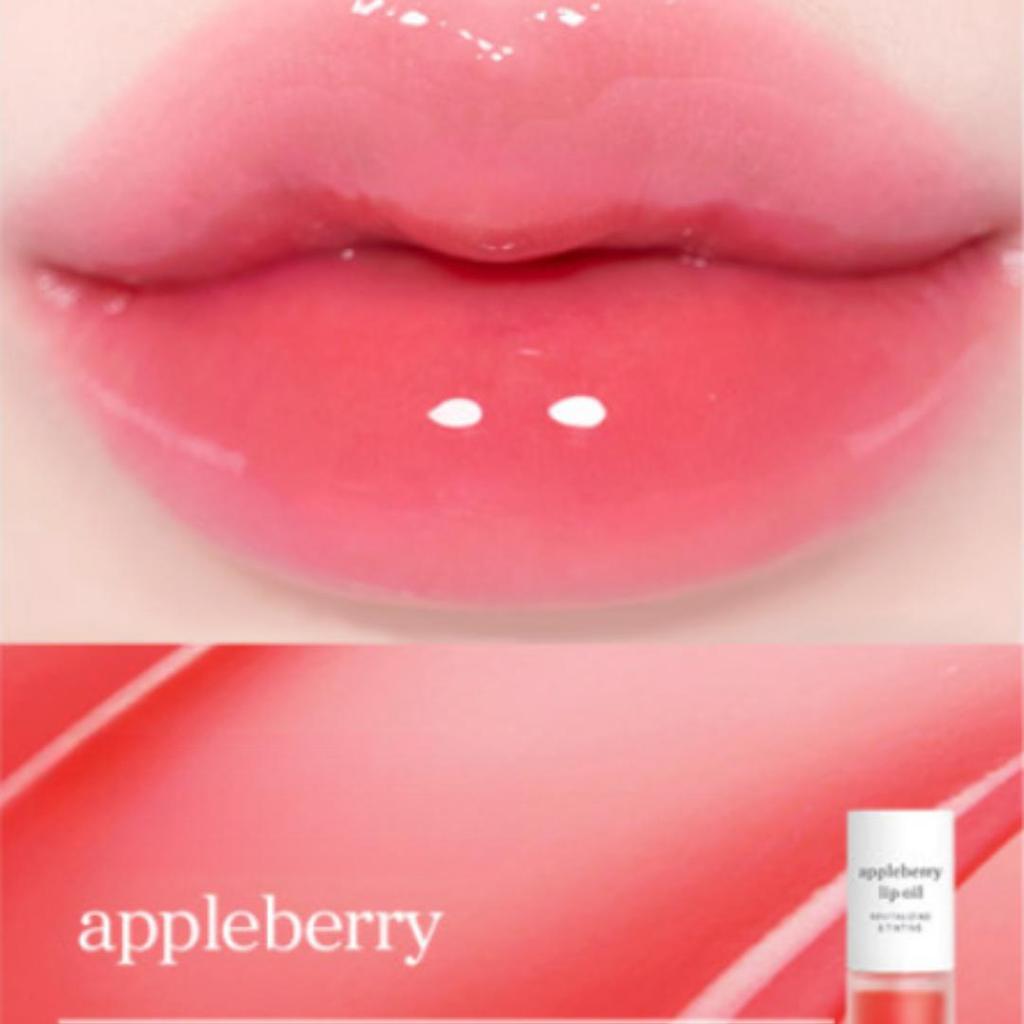 nooni Apple Lip Oil Tint Moisturizer 3.7ml (13colors)