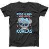 Just A Girl Who Loves Koalas Bear Koala T-Shirt, Sweatshirt, Hoodie for Men Women Kids Made In Canada Black