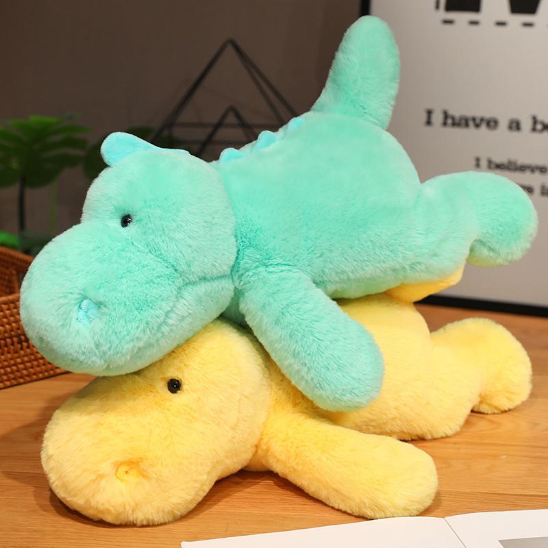 Cartoon Solid Color Dinosaur Doll Creative Children's Toy Plush Doll Birthday Gift