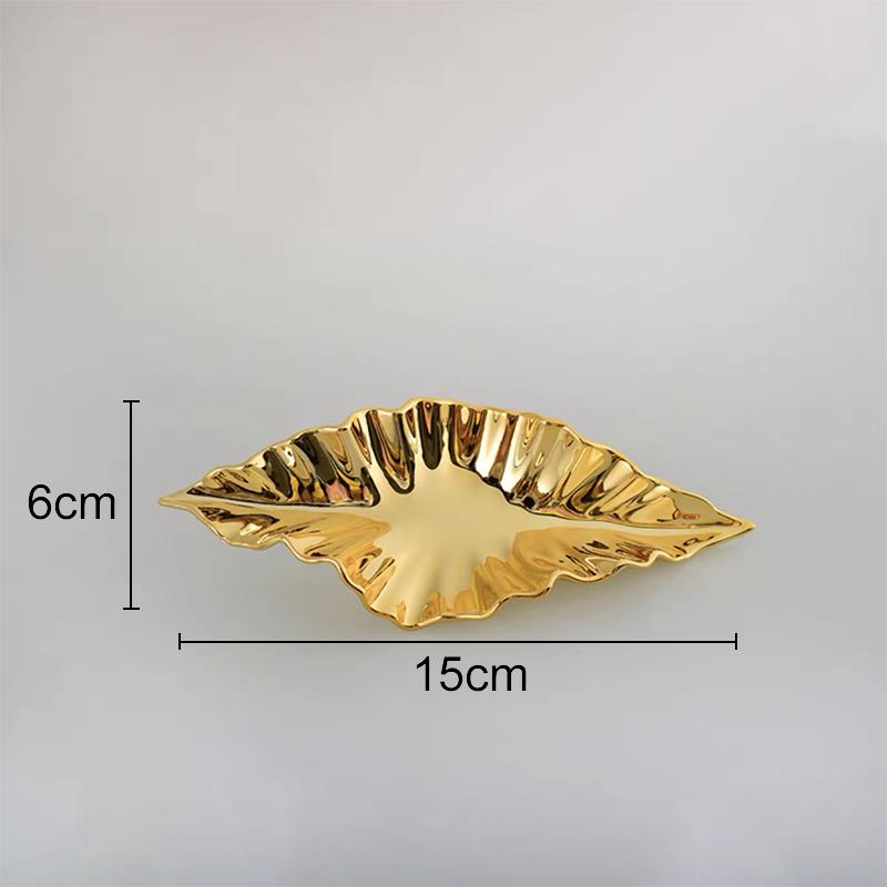 European Simulation Metal Leaves Wall Hanging Ornaments Set Art Aesthetics Room Decoration Leaf Pendants Wall Background Display
