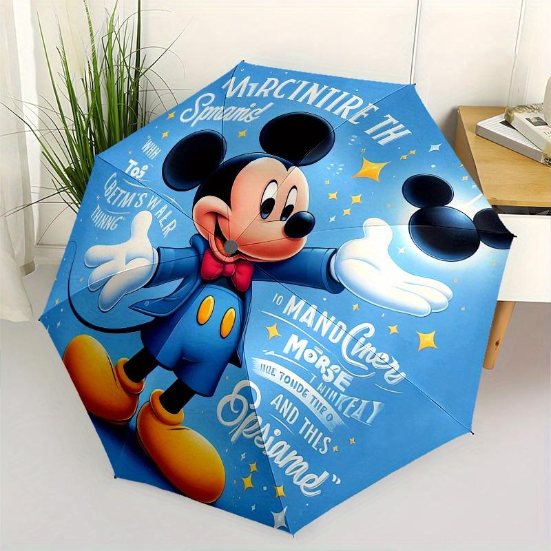 

Mickey Mouse,Magic Themed Automatic Opening and Closing Folding Umbrella, Reinforced 8 Ribs, Compact Travel Design, Fashionable Folding Umbr