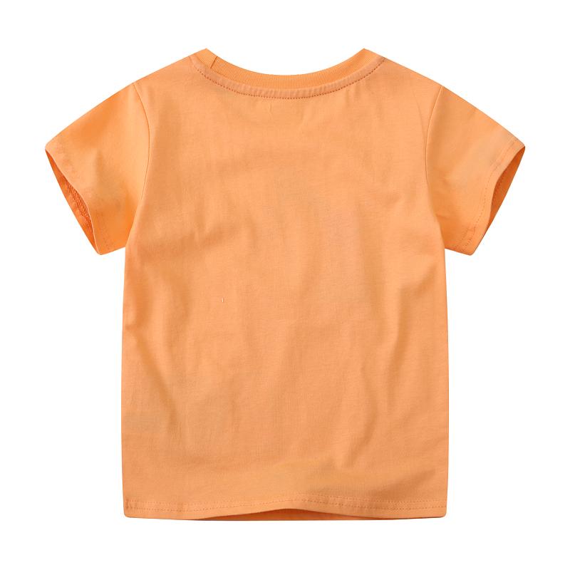 Little Maven Kids Clothes Baby Boys 2026 Summer New T Shirts Holiday Children's Clothing Cartoon Excavators Shirts 2-7 Years