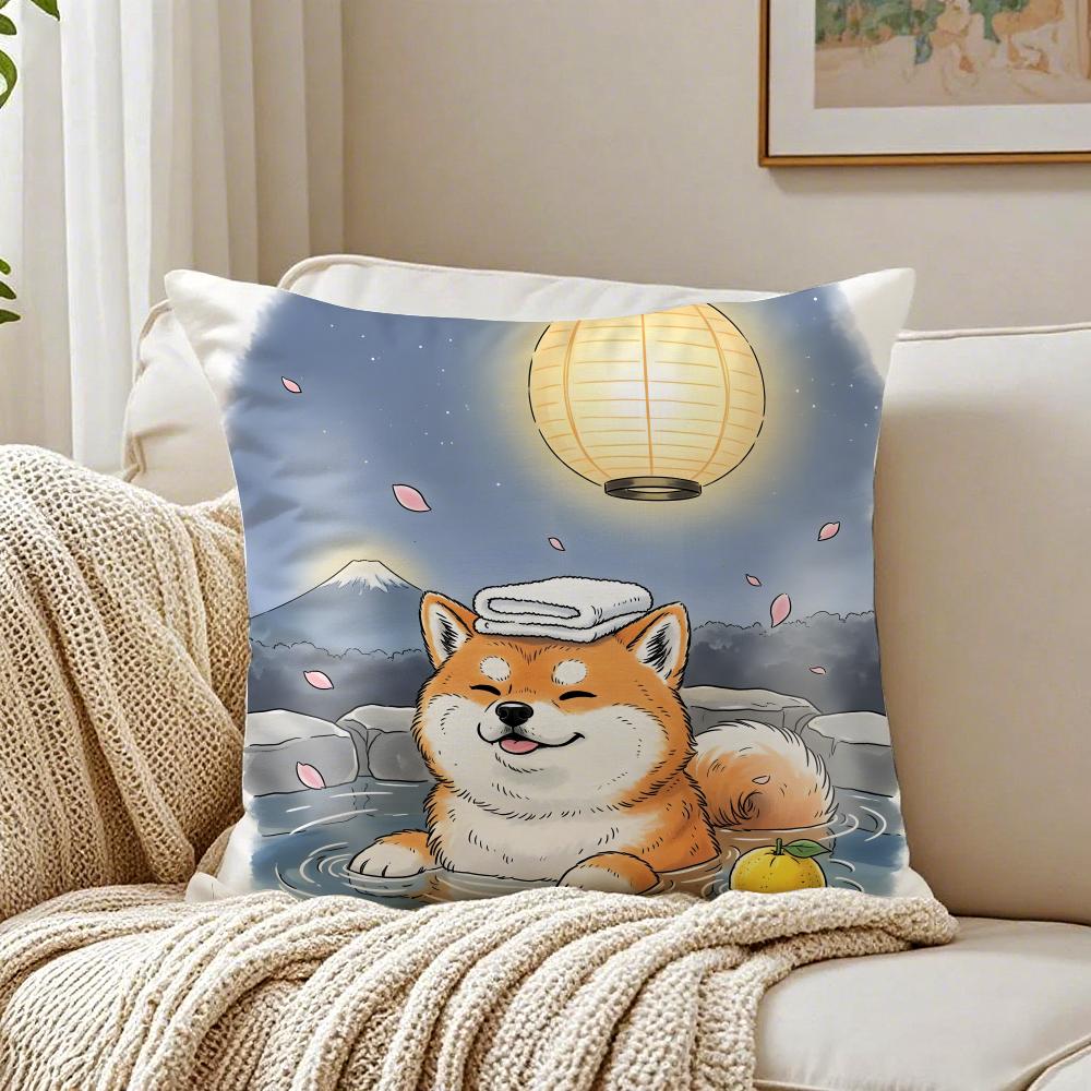 NICE CUTE Chihuahua Dog Cushion Cover Pillowcase Antidustmite Living Room Sofa Decor Cushion Room