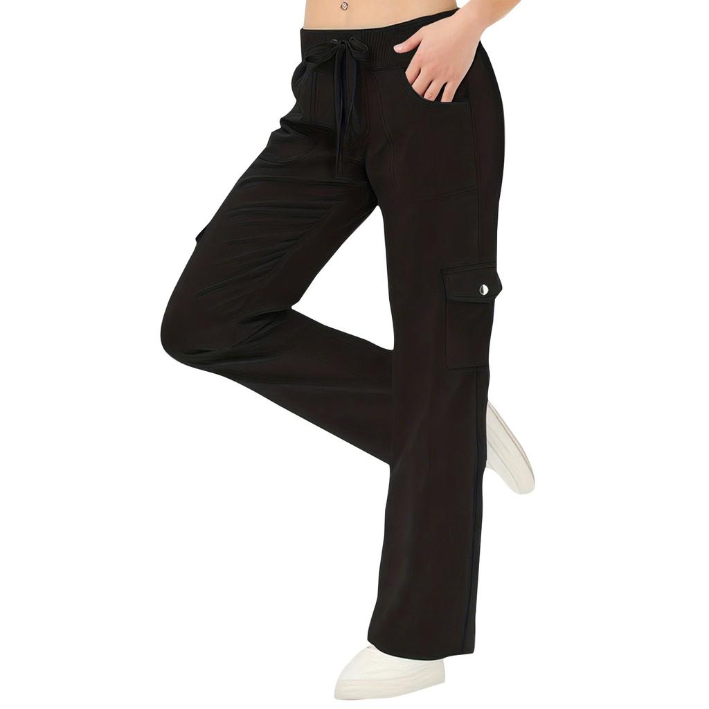 Women's Pleated Cargo Hiking Pants With Pockets