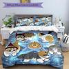 3pcs Five kittens for Halloween Bedding Set Includes Quilt Cover and Pillowcases, Suitable for All Seasons L039