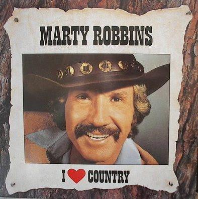 

LP Record MARTY ROBBINS - I Love Country 54940 CBS 1986 Netherland Rock Used
