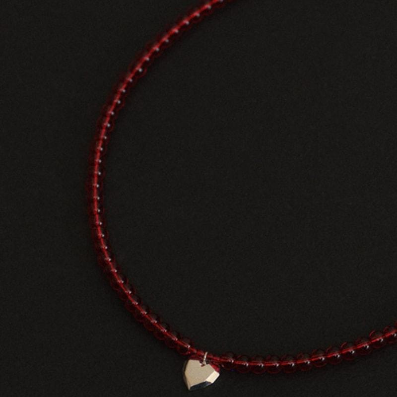 THE PART OF Deep Red Heart_N