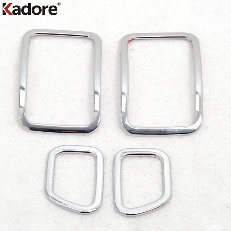 For Mitsubishi Pajero Montero Sport 2009-2014 Chrome Car Front Side Air Condition Vent Outlet Cover Trim Interior Accessories