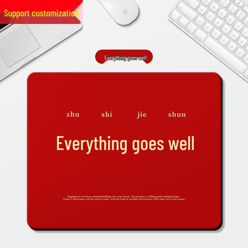Charming Mouse Pad with Wrist Rest - Cute and Simple Desk Accessory for Girls and Students