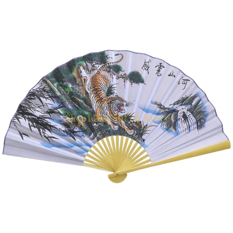 Velký dekorační závěsný vějíř Tradiční skládací bambusový vějíř pro nástěnnou dekoraci nejlepší prodej