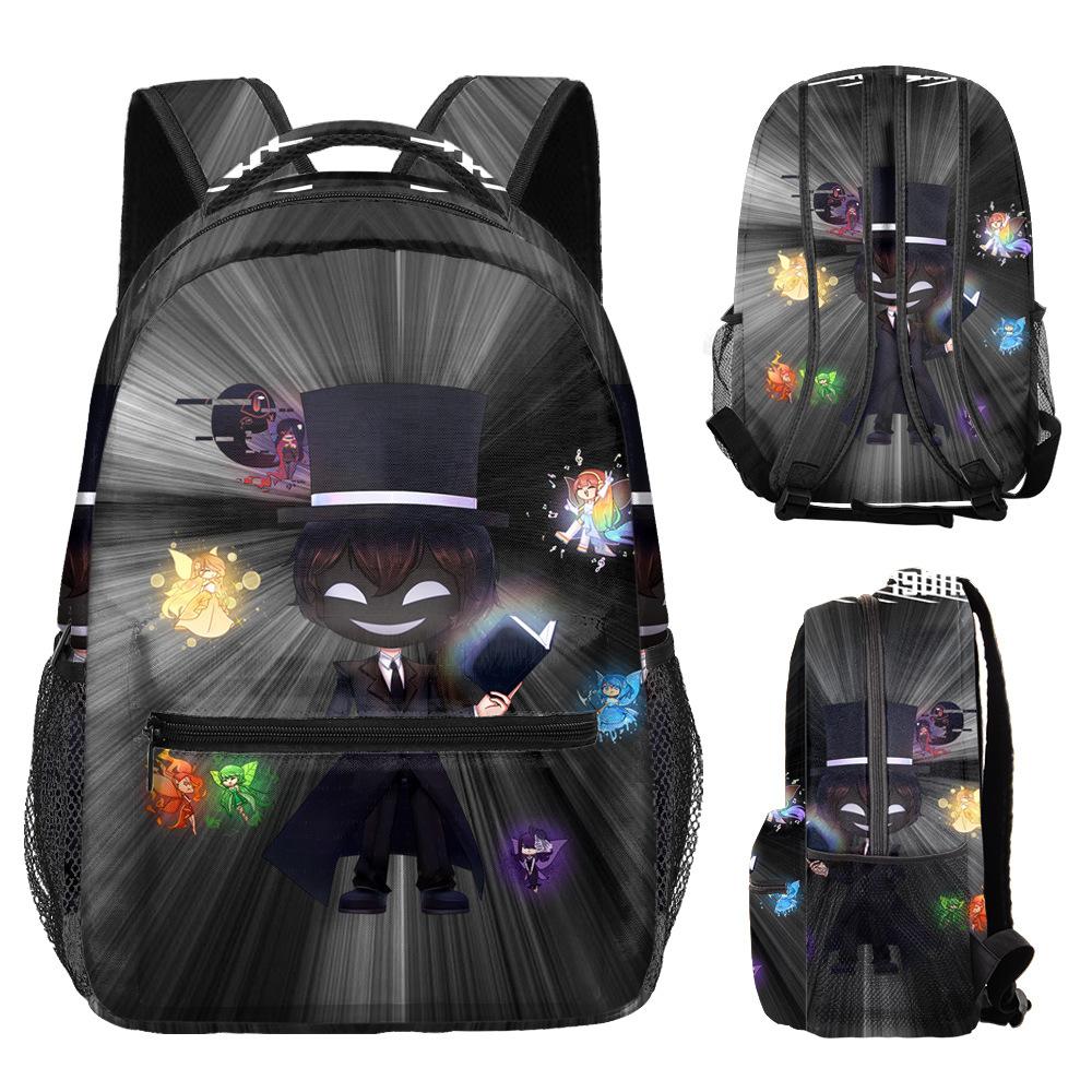 Cartoon Novelty Kpop Youthful School Bags Unisex Gacha Life Travel Bags 3D Print Oxford Waterproof Notebook Shoulder Backpacks