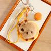hamburger French fries Key Chain Hand woven rope decoration Kapibala Earphone bag Pendant