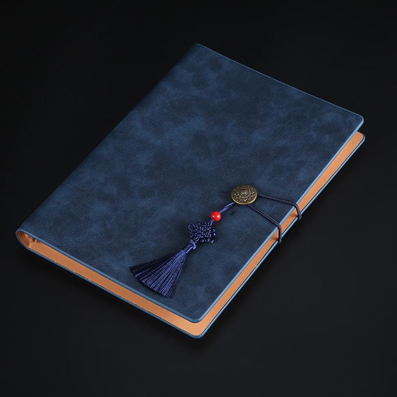 Retro Chinesischer Knoten A5 Loseblatt-Notizbuch - Business-Stil B5 Notizblock mit individuellem Logo