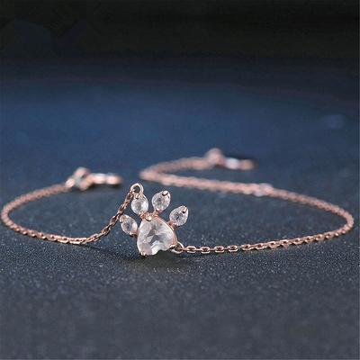 Latest Fashoin Wrist Bracelet Jewelry Tassut Cat Dog Paw Claw Wrist Bracelet Lovely Animal For Women Bracelets PulserasTrendy Bracelets