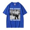 Camisetas Divertidas de Meme de Bernie Sanders Camiseta Gráfica Rage Against The Machine para Hombre Mujer Verano Calle Alta Camisetas de Manga Corta