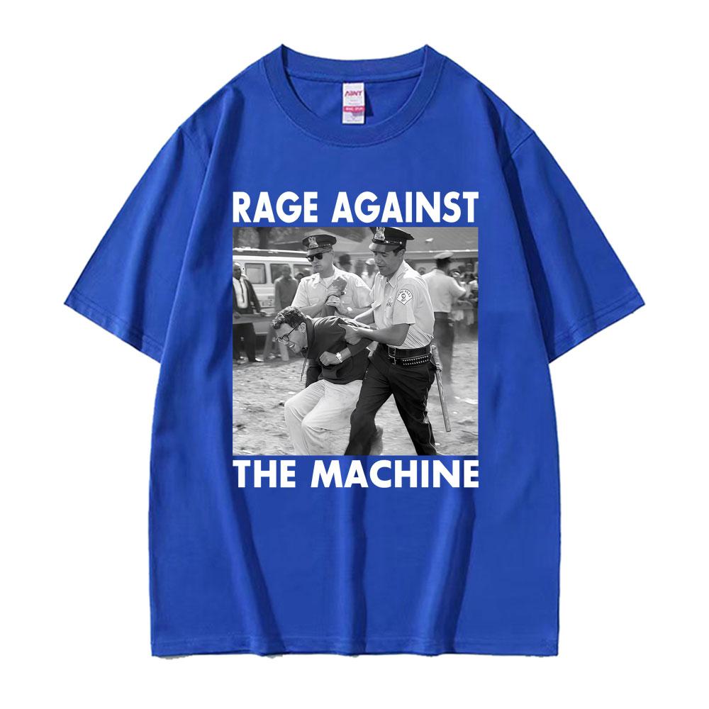 Camisetas Divertidas de Meme de Bernie Sanders Camiseta Gráfica Rage Against The Machine para Hombre Mujer Verano Calle Alta Camisetas de Manga Corta