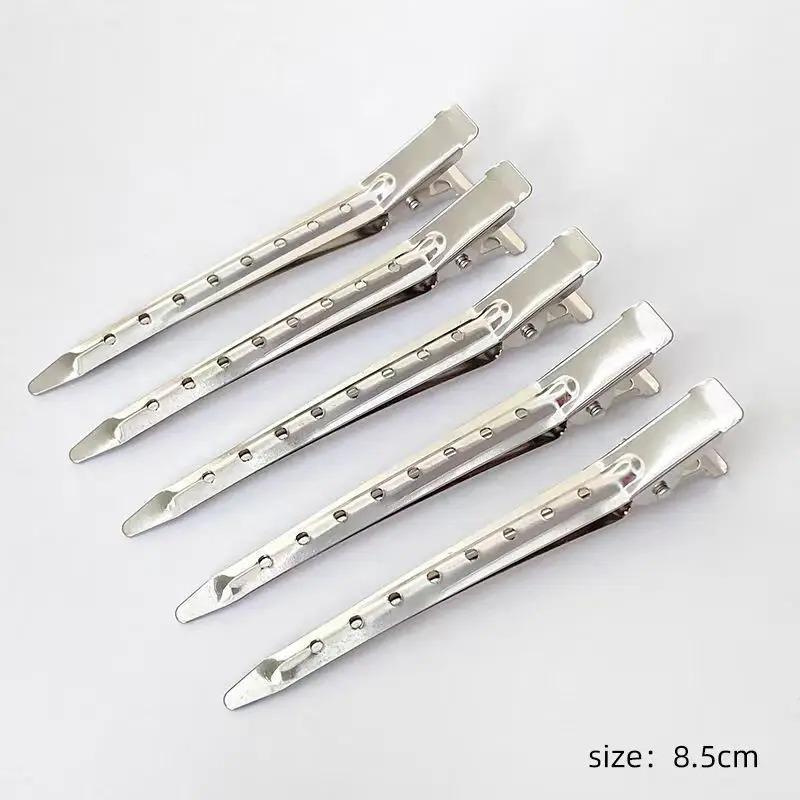 

Hair Salon Hair Clips Metal Duckbill Crocodile Curling Hair Styling Clips Barber Shop Hair Positioning Clips Women Hair Clips