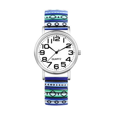 Women's Analog Waterproof Blue Watch: Stainless Steel Strap, Bohemian Antique Style, Fashion Accessory - Valentine's DayChristmas Gift