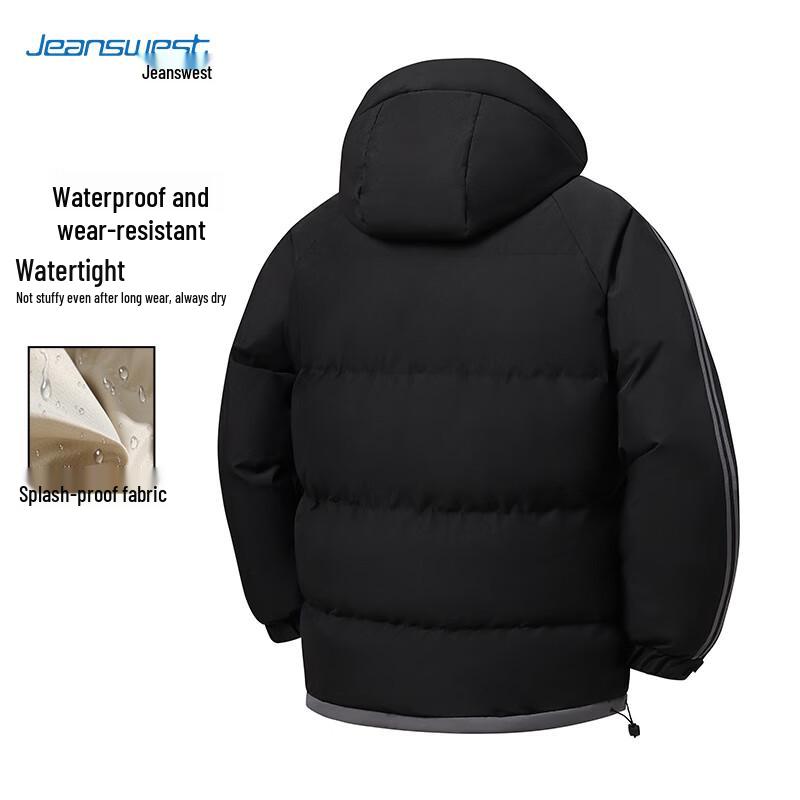 Jeanswest Men's Hooded Winter Cotton Jacket