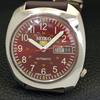 Seiko 5 AUTOMATIC VINTAGE 6119C JAPAN MENS MAROON COLOR DIAL WATCH A702353-5