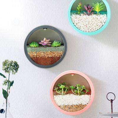 1ks domácí hydroponický nástěnný květináč Vintage plastová elegantní dekorace do domácnosti inspirovaná severskou tradicí