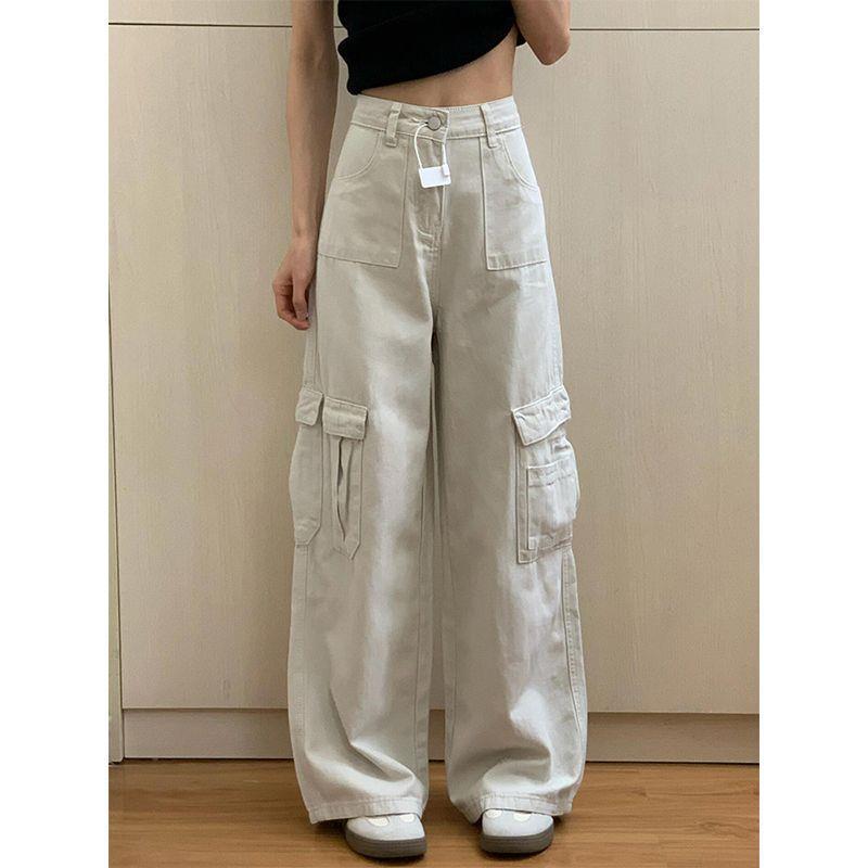 Women s High-Waist Apricot Wide-Leg Denim Jeans - Spring 2026 Collection XL