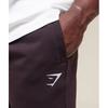 Gymshark Essential Oversized Joggers Plum Brown A2a7t Nbzn