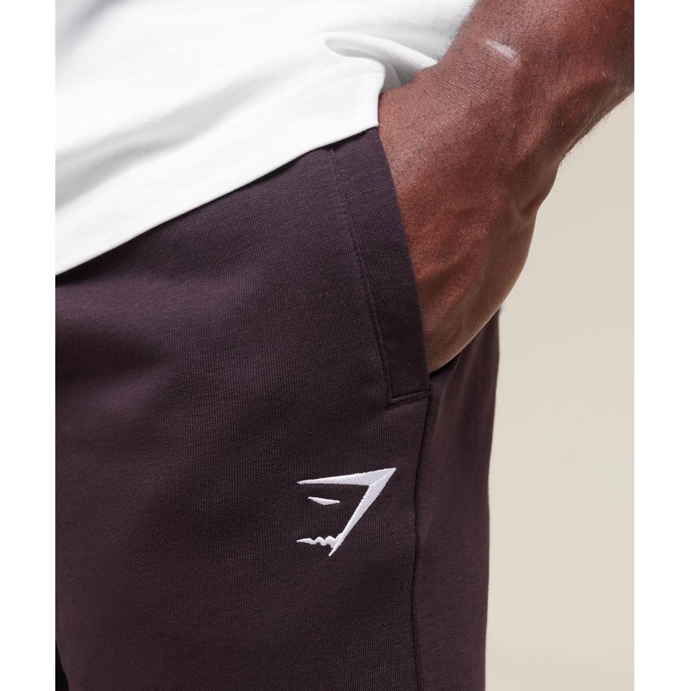 Gymshark Essential Oversized Joggers Plum Brown A2a7t Nbzn